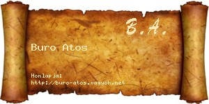 Buro Atos névjegykártya